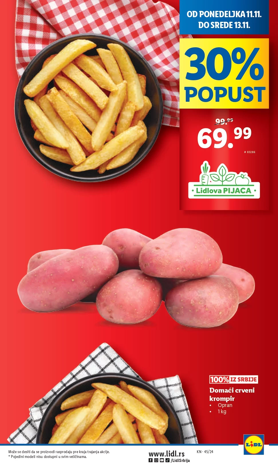 Lidl katalog PREHRANA 7-13.11.2024.