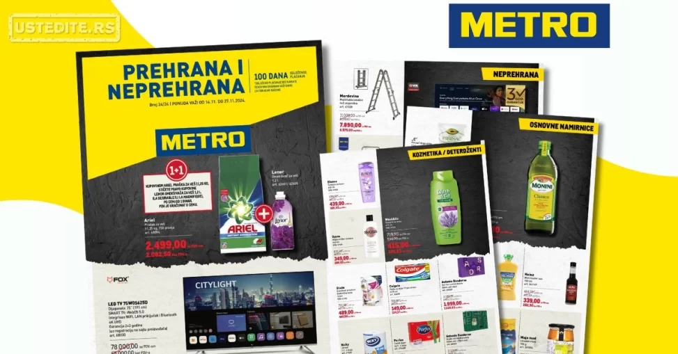 Metro katalog PREHRANA/NEPREHRANA 14-27.11.2024.