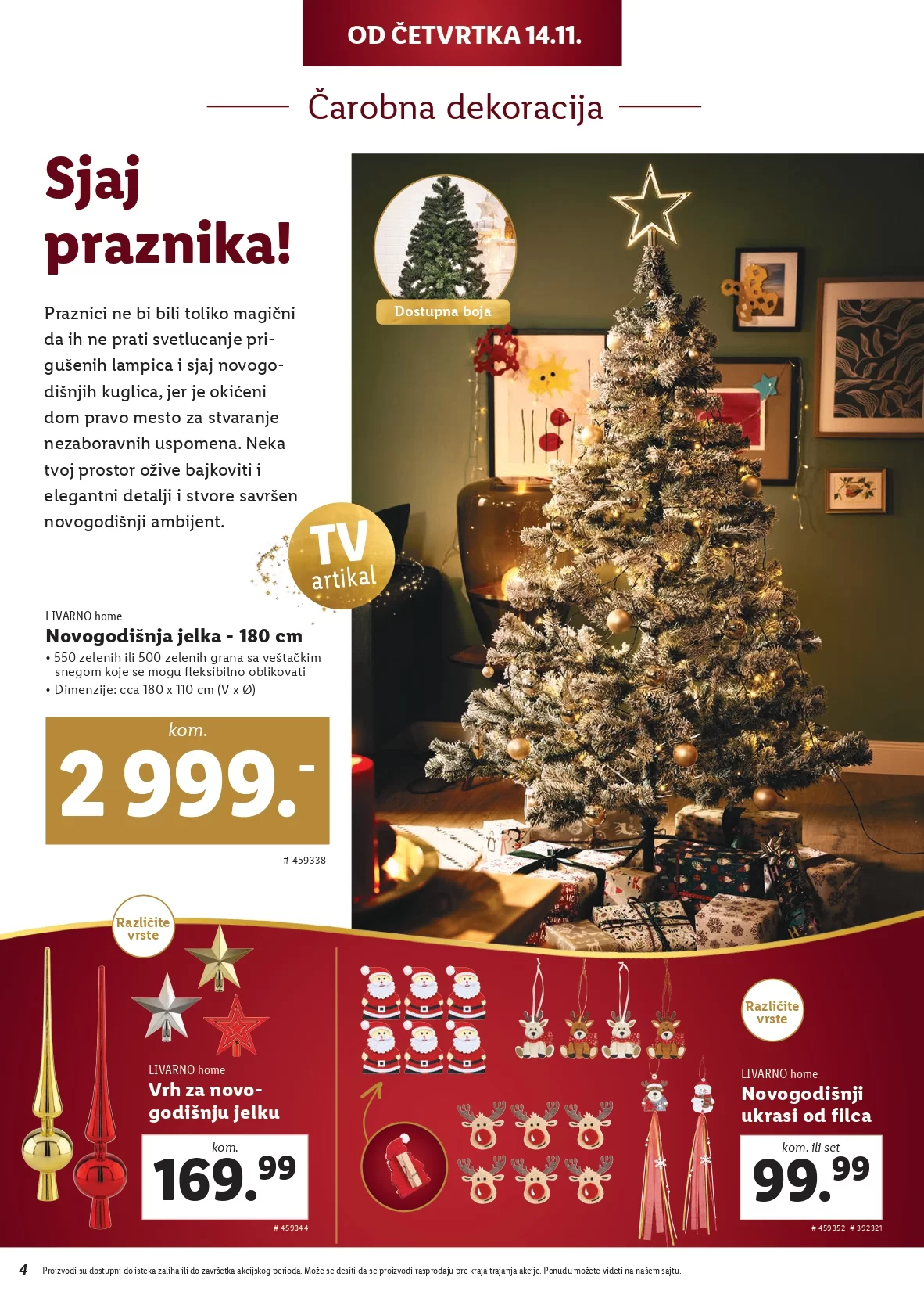 Lidl katalog NOVOGODIŠNJA MAGIJA 7-28.11.2024.