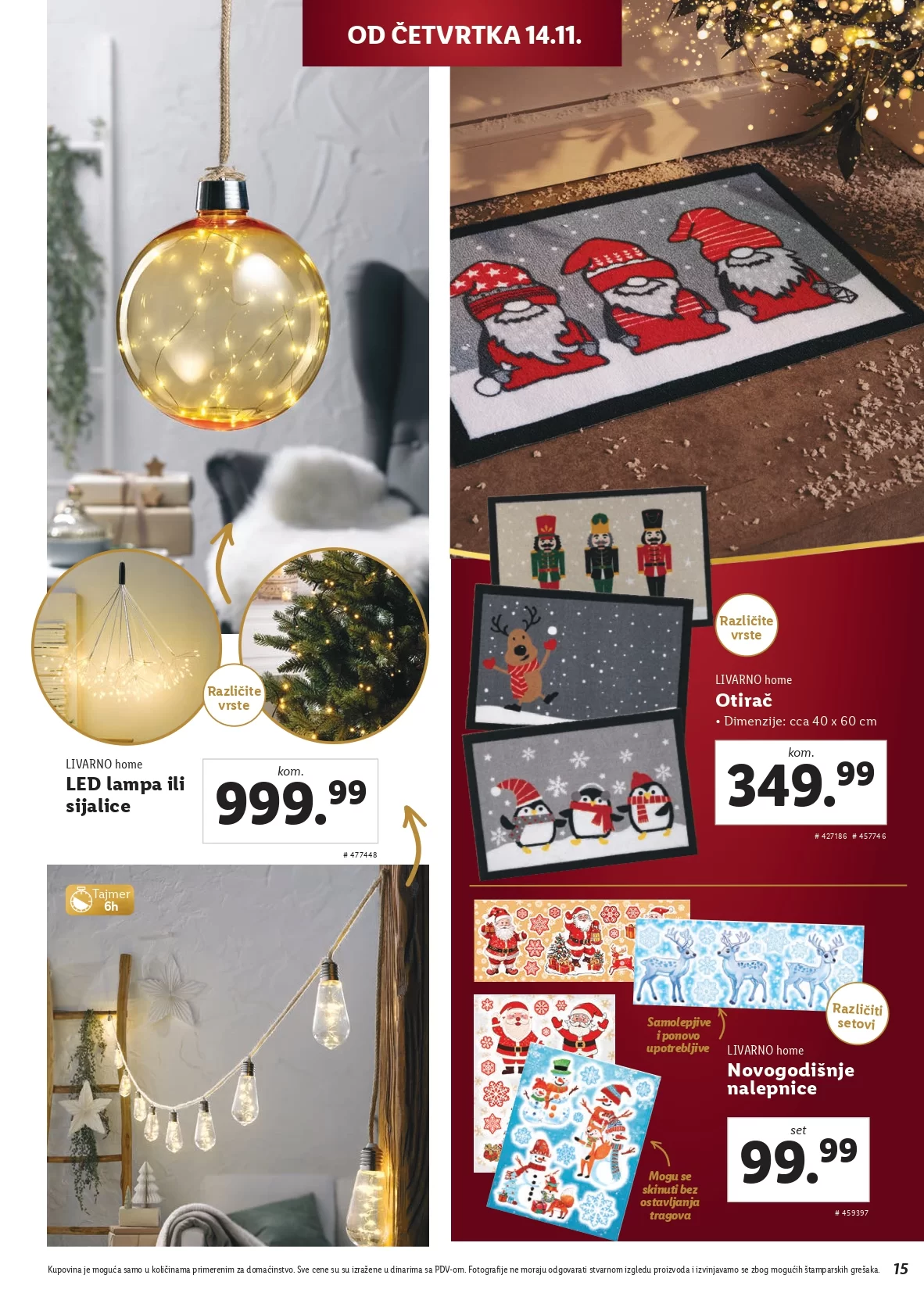Lidl katalog NOVOGODIŠNJA MAGIJA 7-28.11.2024.
