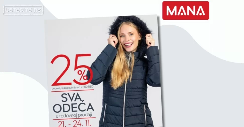 Mana SNIŽENJE 21-24.11.2024