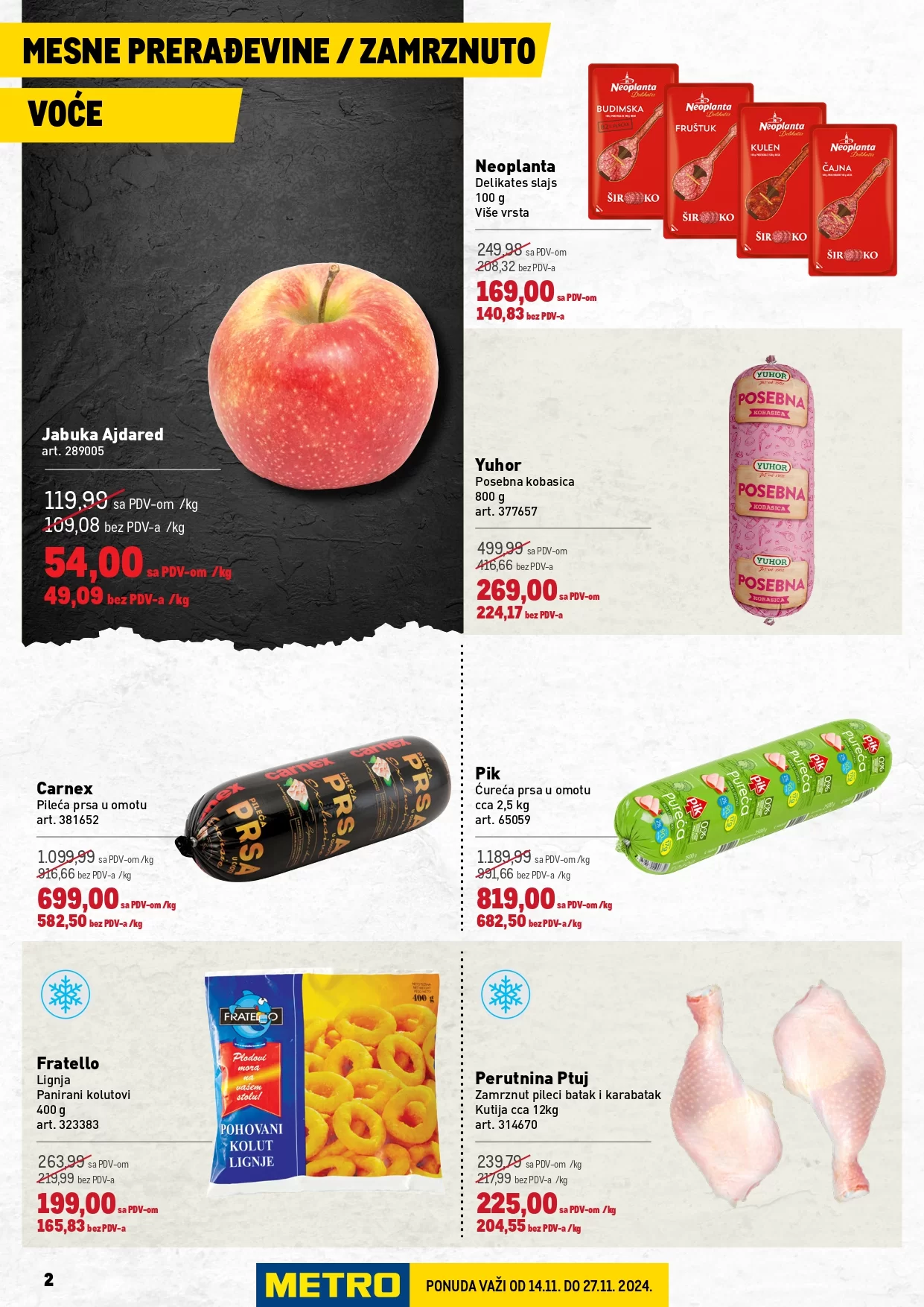Metro katalog PREHRANA/NEPREHRANA 14-27.11.2024.