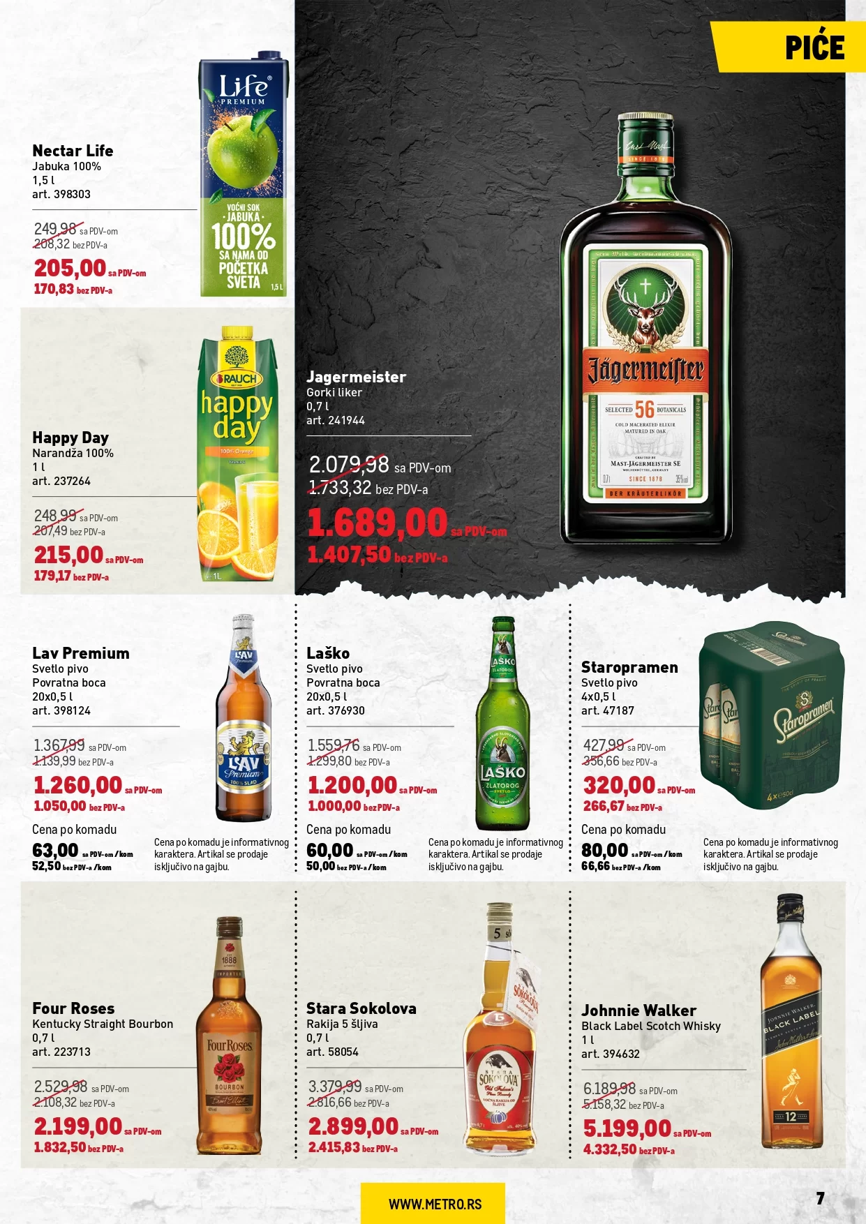 Metro katalog PREHRANA/NEPREHRANA 28.11-11.12.2024.