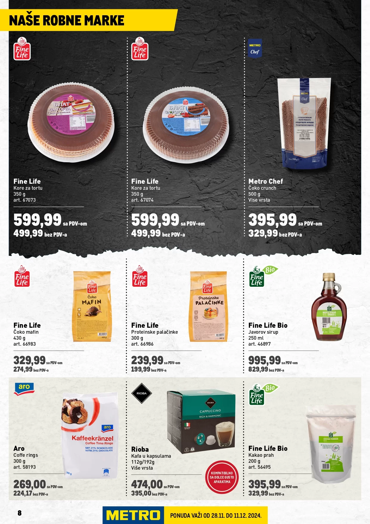 Metro katalog PREHRANA/NEPREHRANA 28.11-11.12.2024.