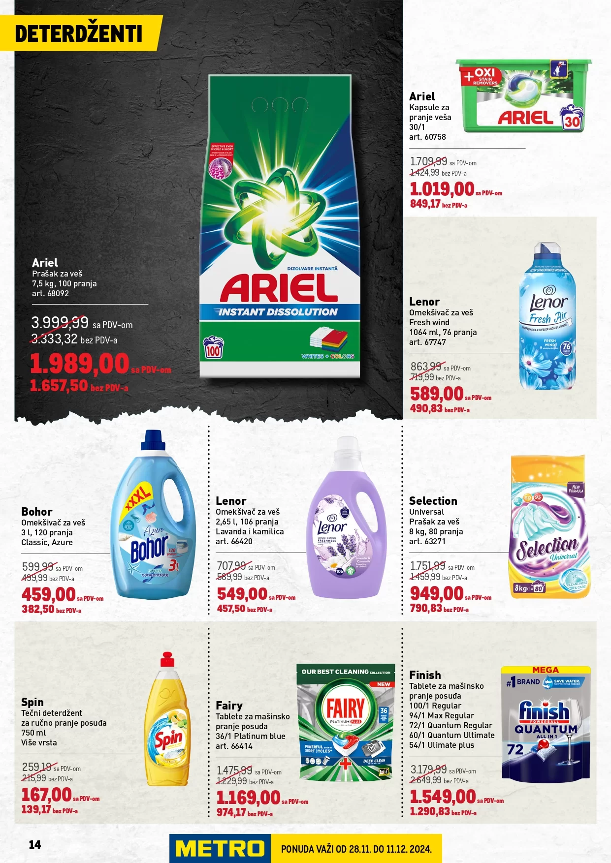 Metro katalog PREHRANA/NEPREHRANA 28.11-11.12.2024.