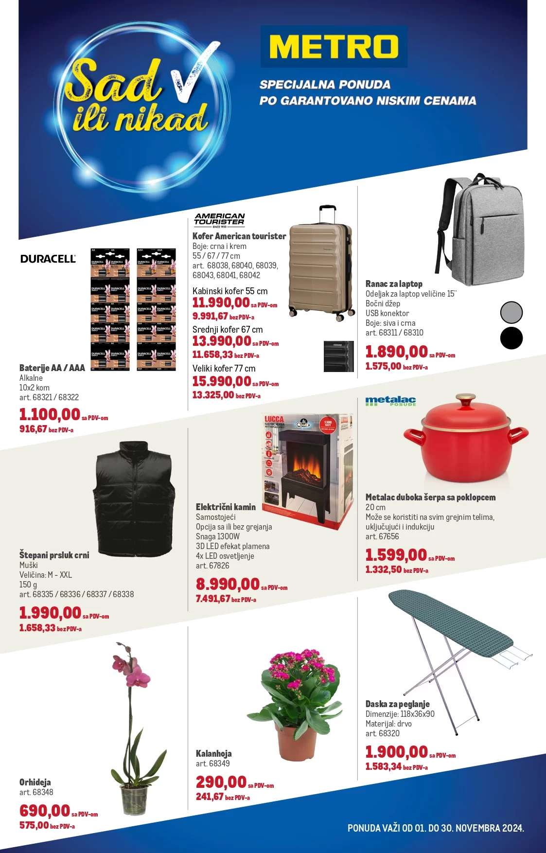 Metro katalog SAD ILI NIKAD 1-30.11.2024.