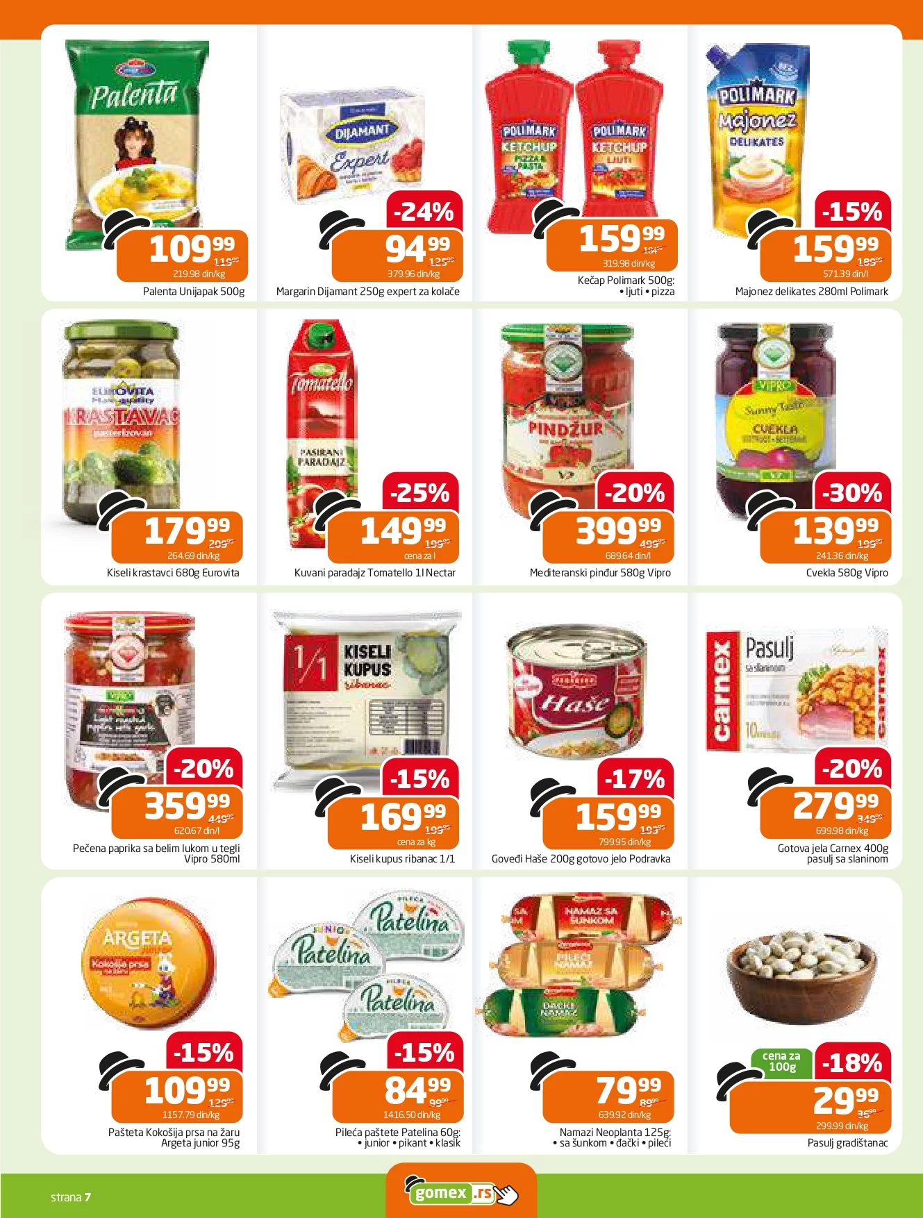 Gomex katalog AKCIJE IZ ŠEŠIRA 6-19.11.2024.