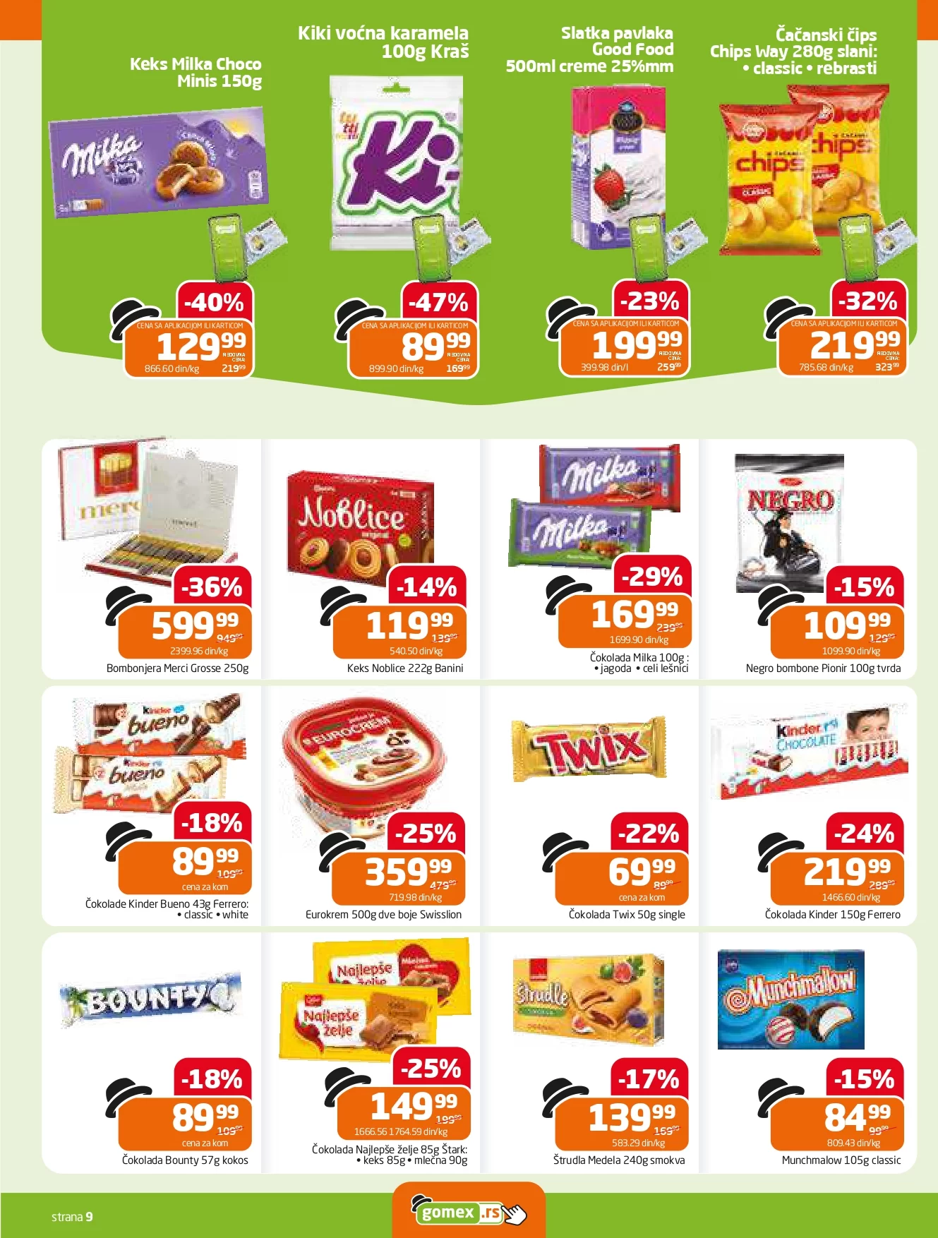 Gomex katalog AKCIJE IZ ŠEŠIRA 6-19.11.2024.