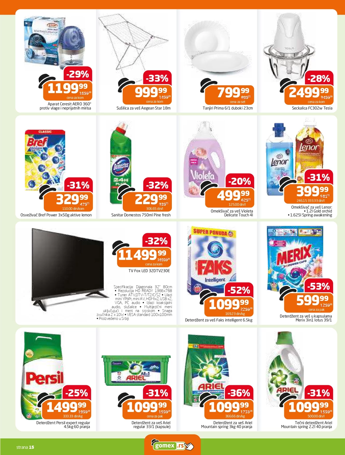 Gomex katalog AKCIJE IZ ŠEŠIRA 6-19.11.2024.