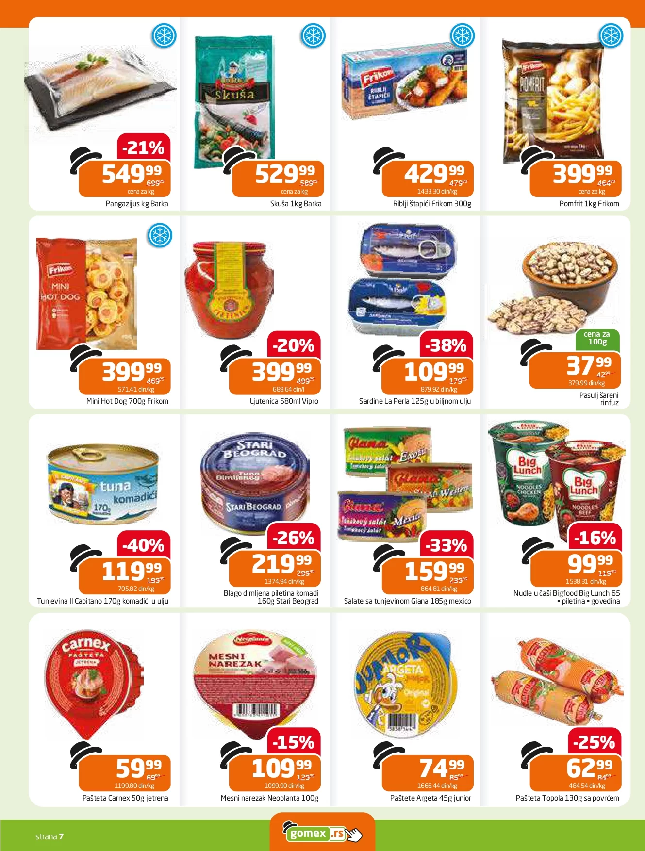 Gomex katalog AKCIJE IZ ŠEŠIRA 20.11-3.12.2024.