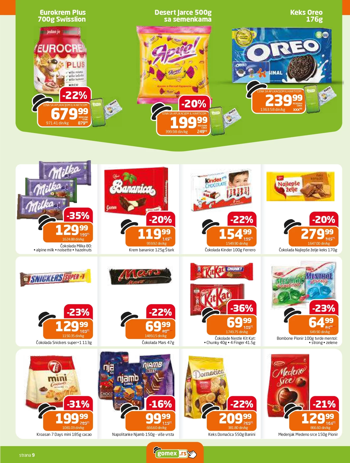 Gomex katalog AKCIJE IZ ŠEŠIRA 20.11-3.12.2024.