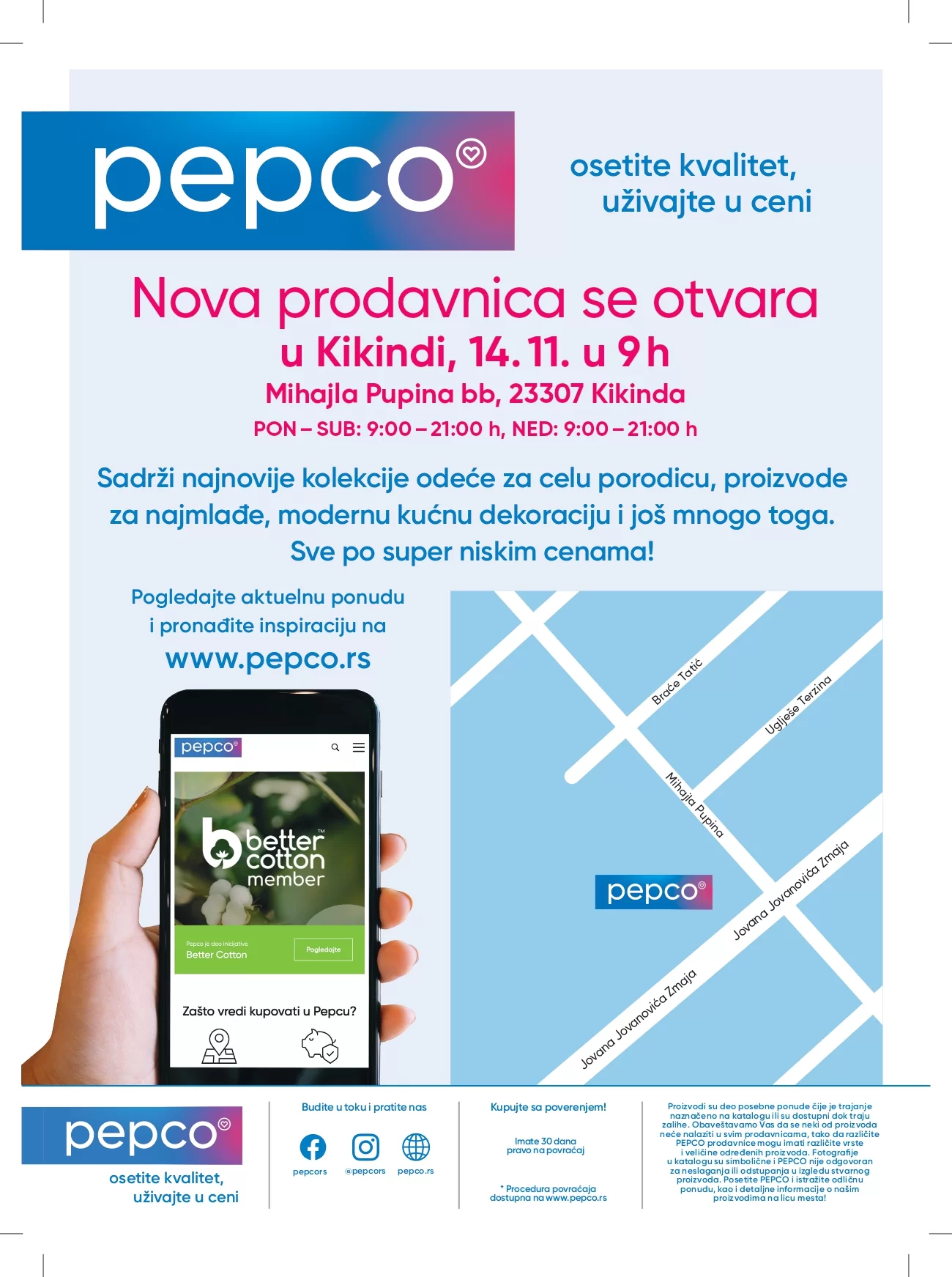 Pepco VELIKO OTVARANJE KIKINDA 14-21.11.2024.