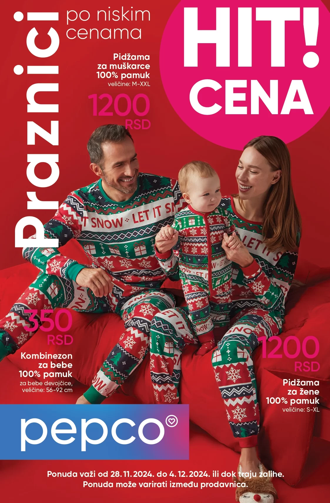 Pepco katalog PIDŽAME 28.11-4.12.2024.