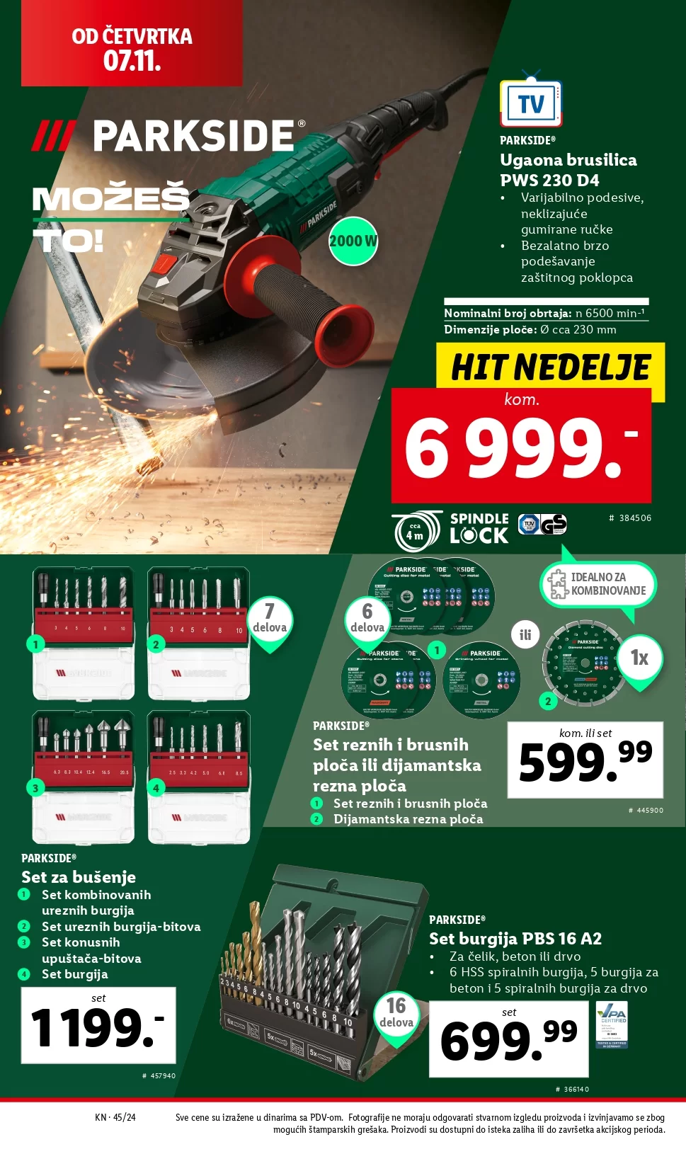 Lidl katalog NEPREHRANA 7-13.11.2024.