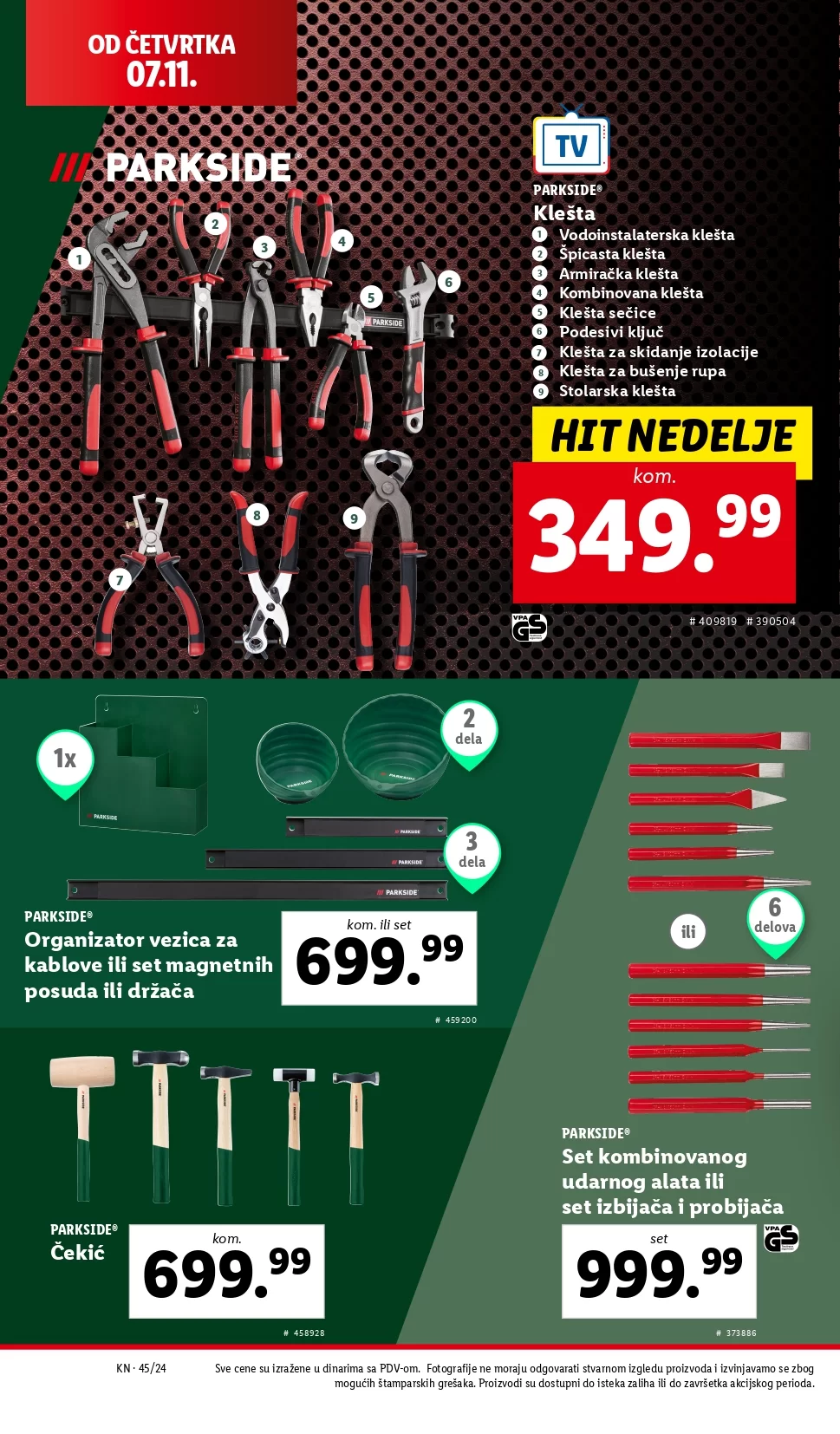Lidl katalog NEPREHRANA 7-13.11.2024.