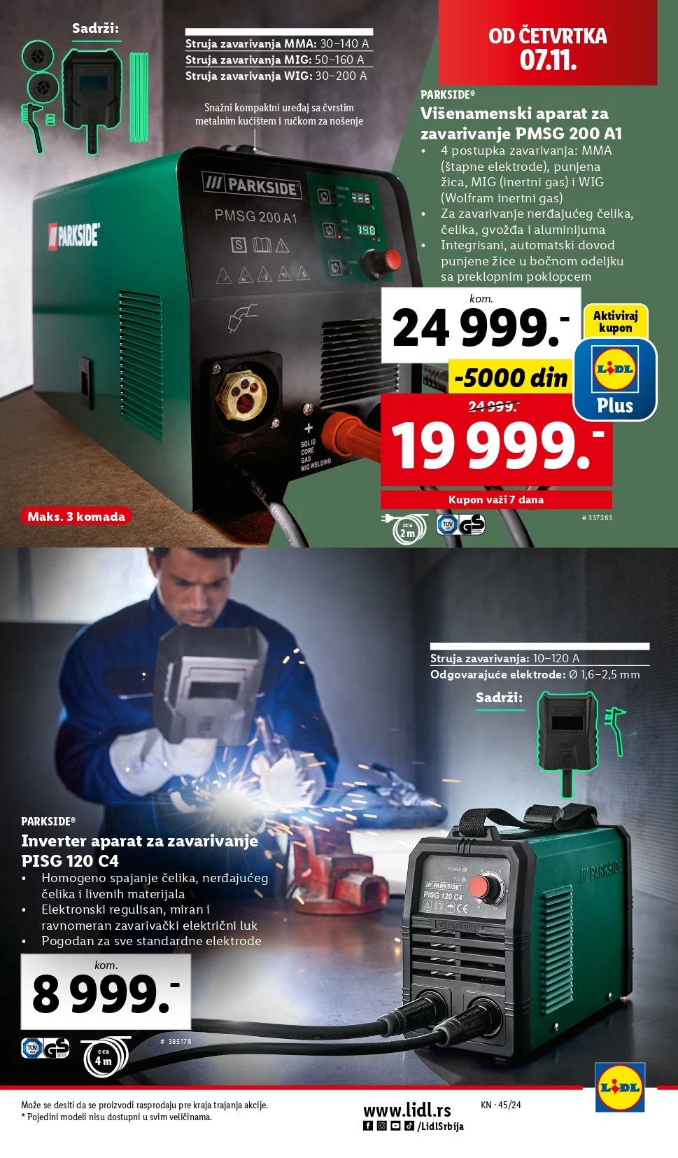 Lidl katalog NEPREHRANA 7-13.11.2024.