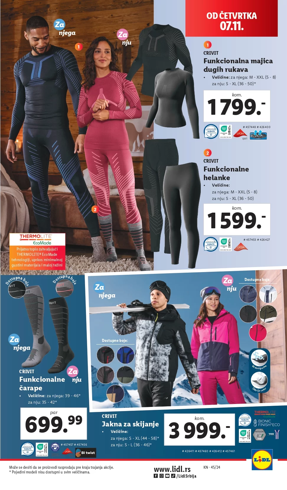 Lidl katalog NEPREHRANA 7-13.11.2024.