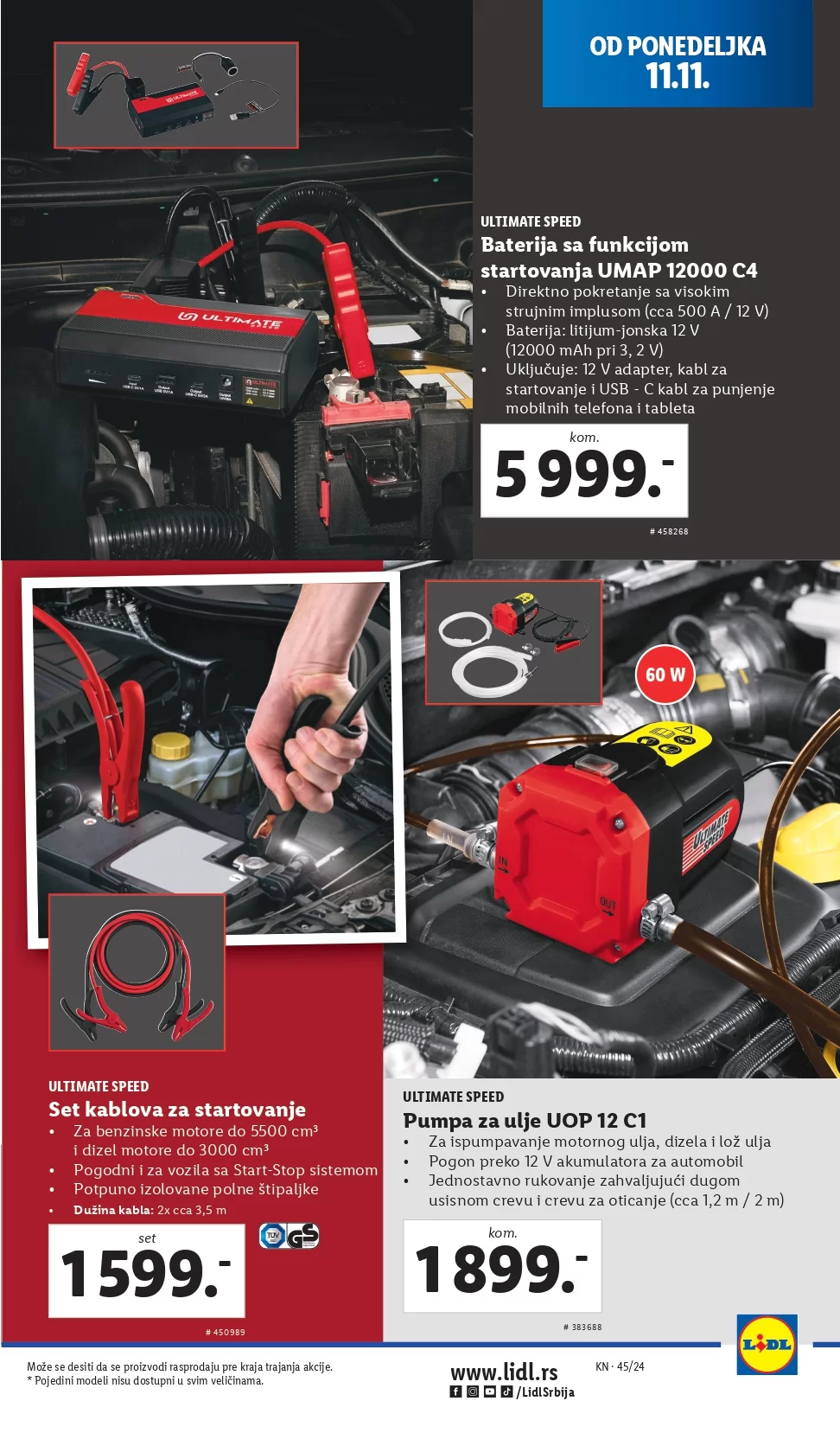 Lidl katalog NEPREHRANA 7-13.11.2024.