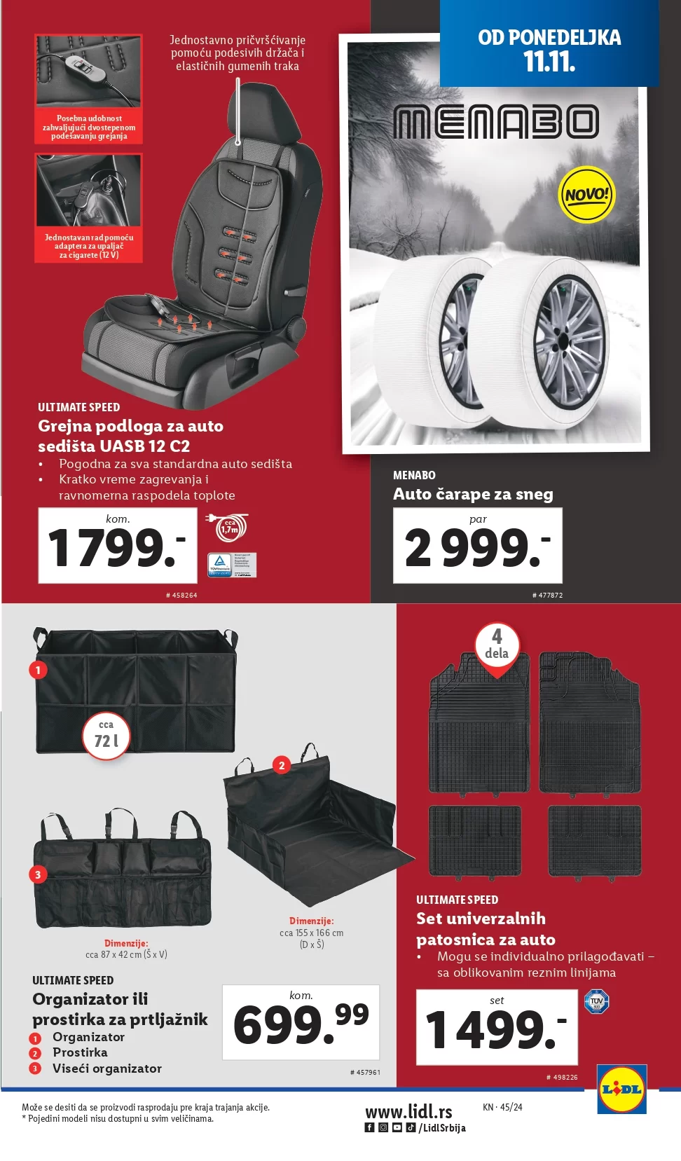 Lidl katalog NEPREHRANA 7-13.11.2024.