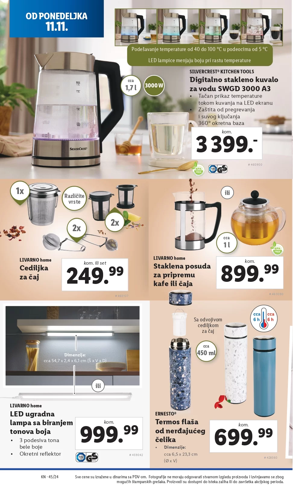 Lidl katalog NEPREHRANA 7-13.11.2024.