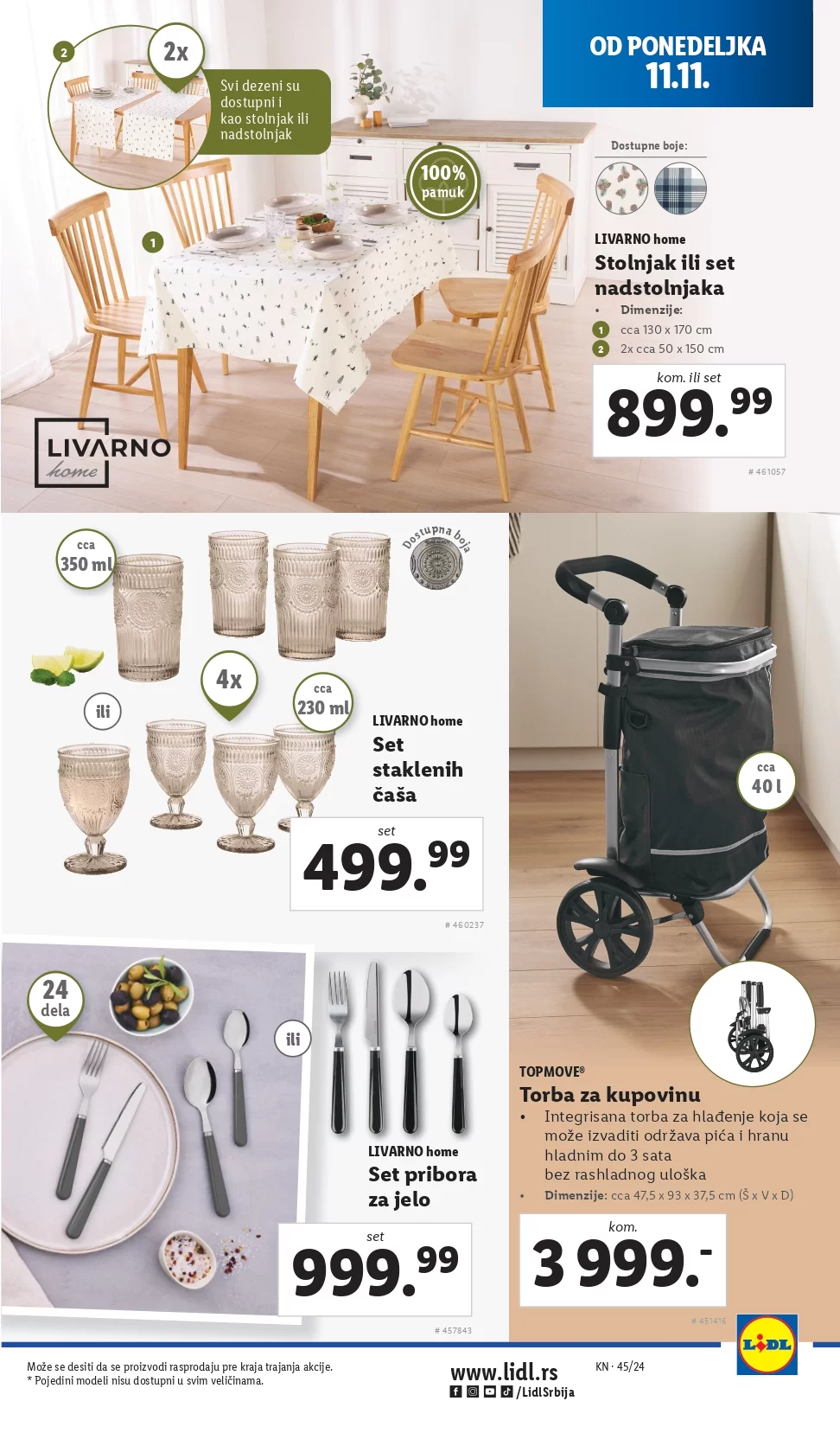 Lidl katalog NEPREHRANA 7-13.11.2024.