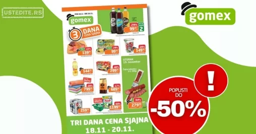 Gomex katalog 18-20.11.2024.