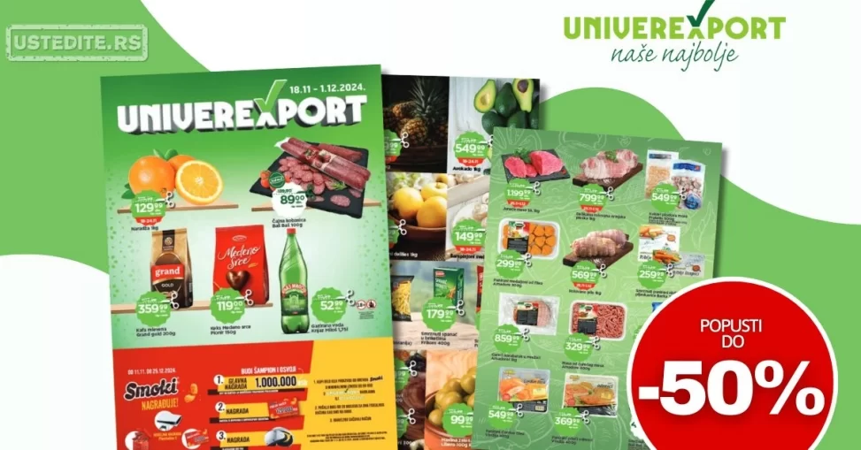 Univerexport katalog 18.11-1.12.2024.