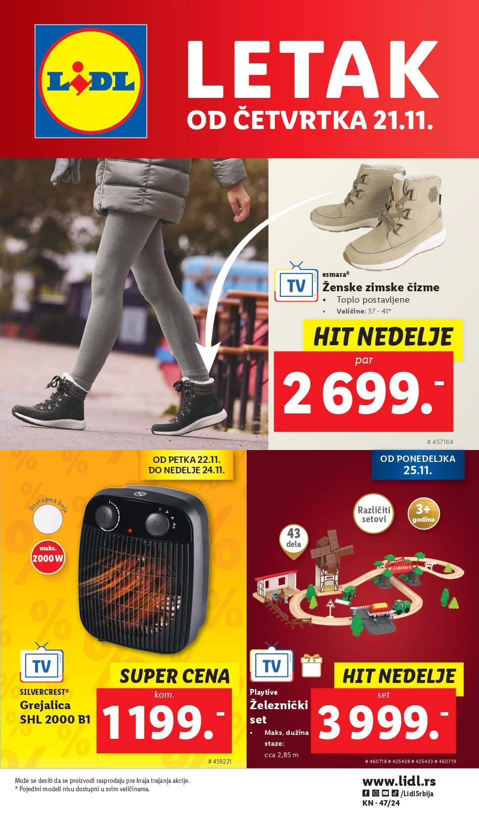 Lidl katalog NEPREHRANA 21-27.11.2024.