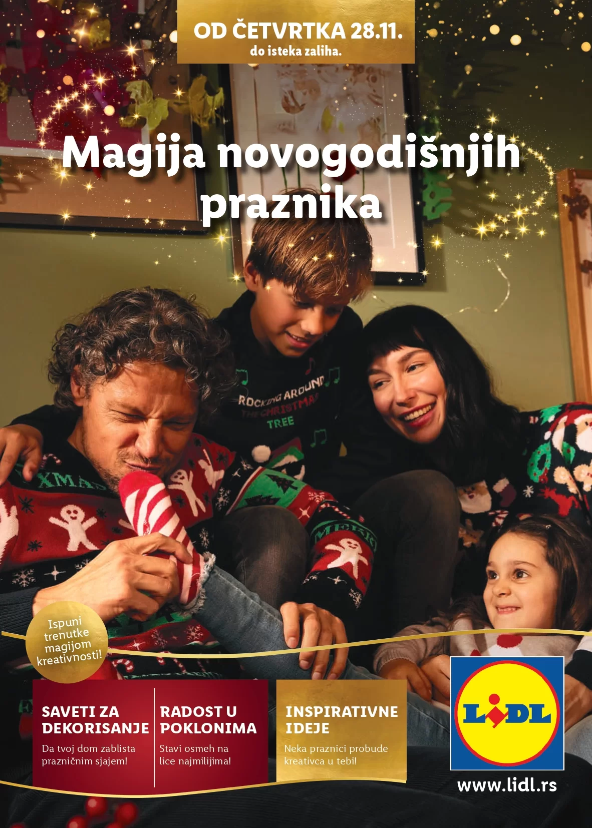 Lidl katalog NOVOGODIŠNJA MAGIJA 28.11.2024. do isteka zaliha