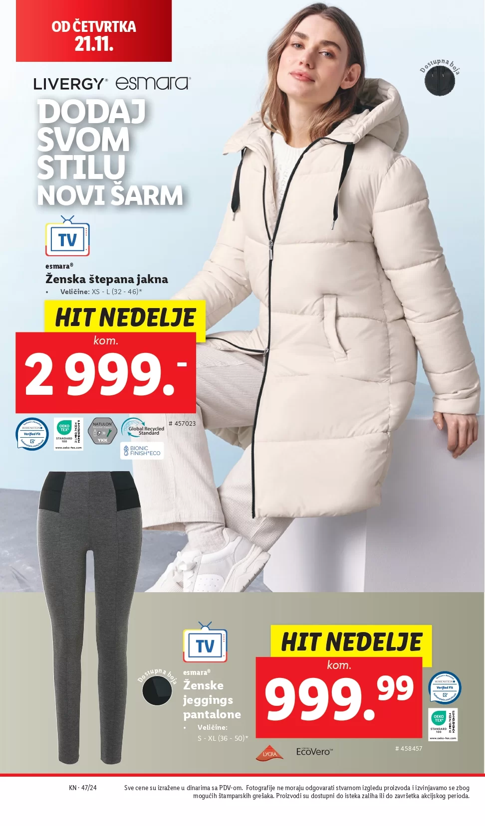 Lidl katalog NEPREHRANA 21-27.11.2024.