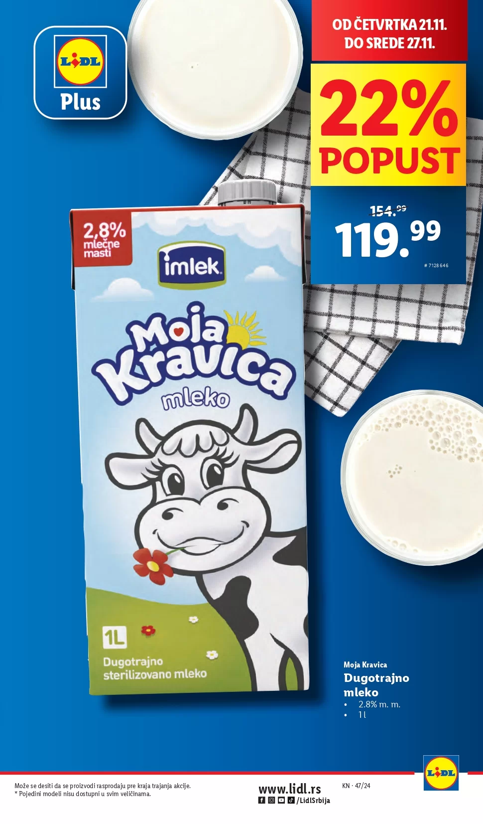 Lidl katalog PREHRANA 21-27.11.2024.