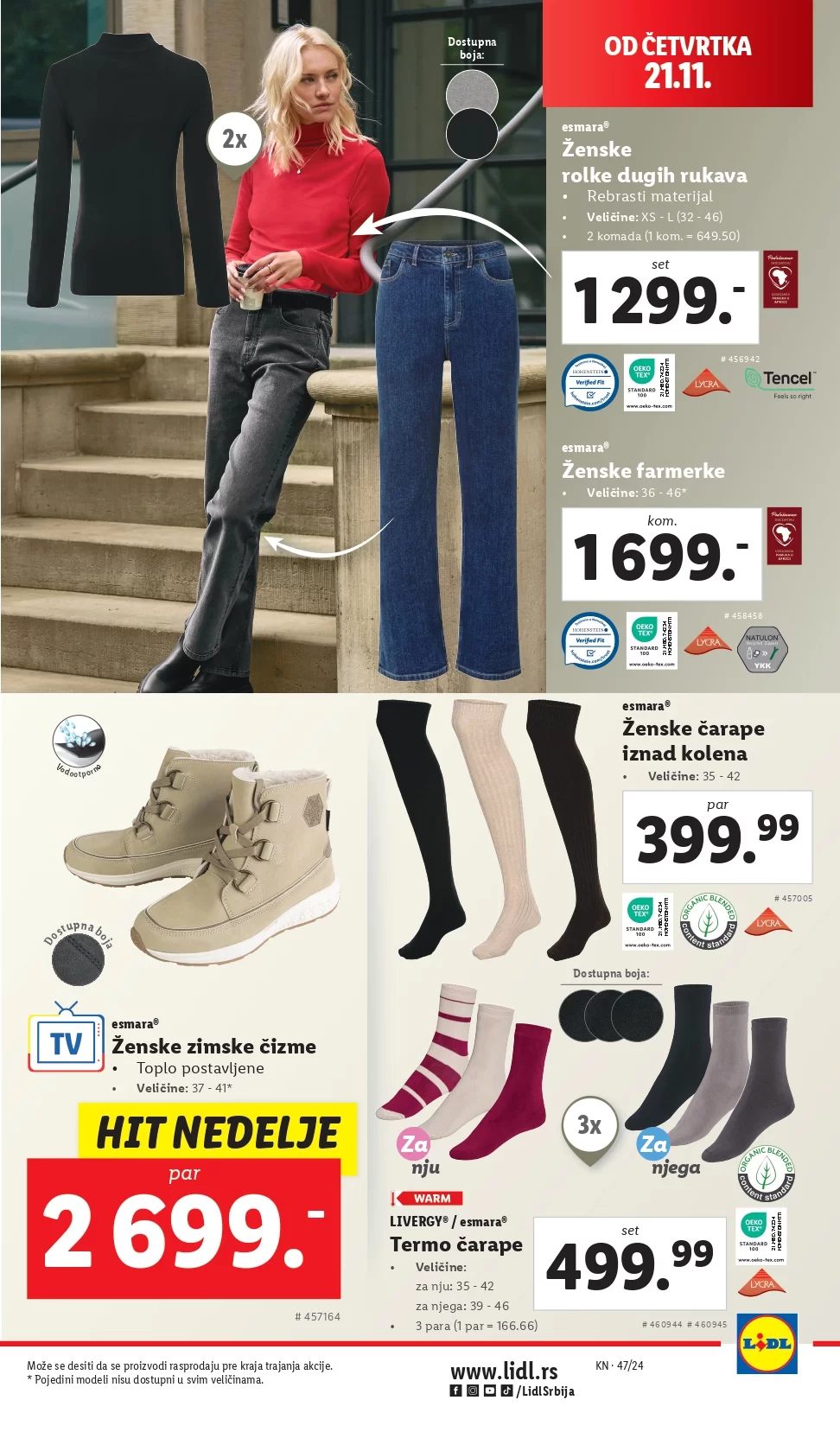 Lidl katalog NEPREHRANA 21-27.11.2024.