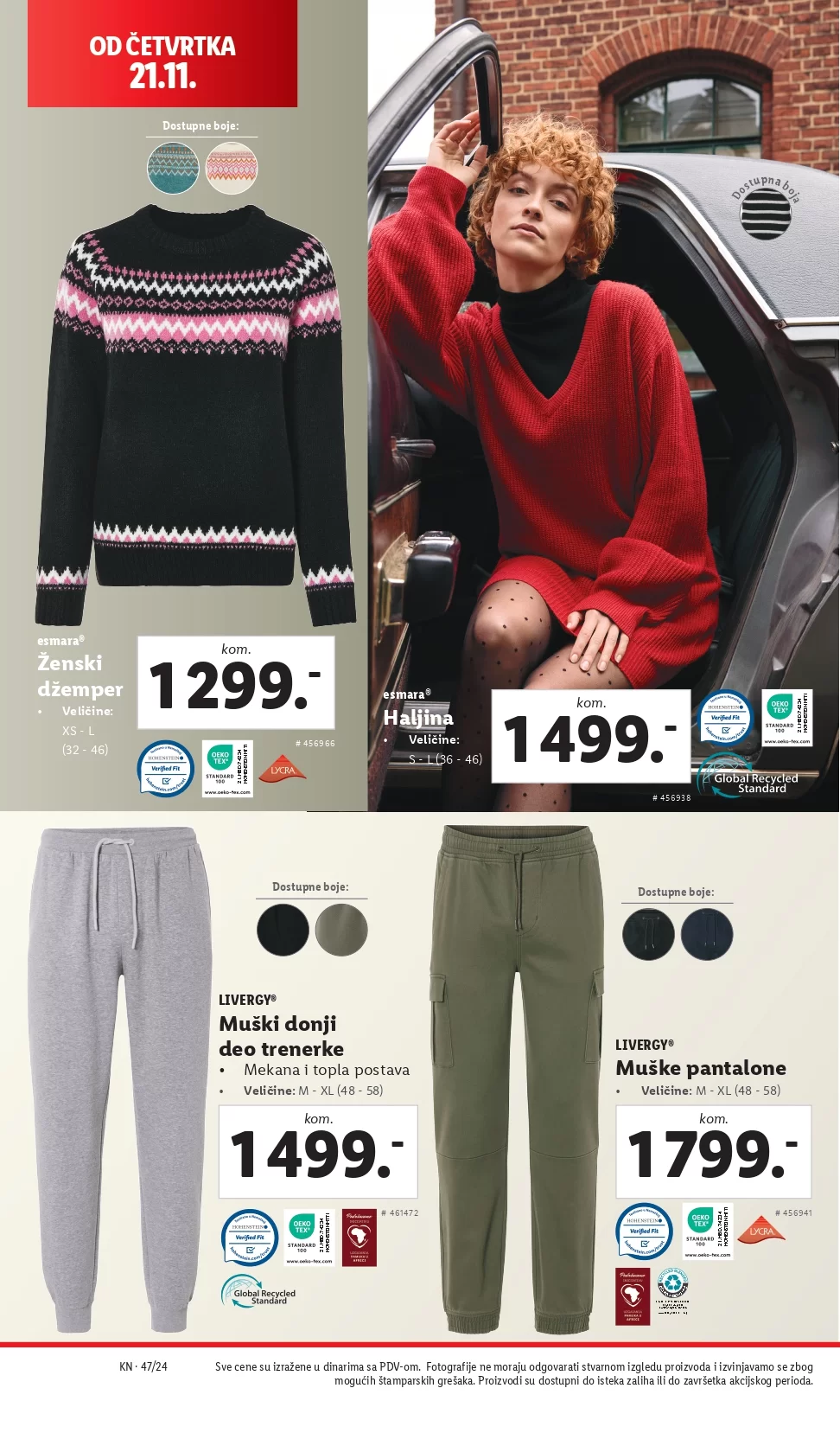Lidl katalog NEPREHRANA 21-27.11.2024.