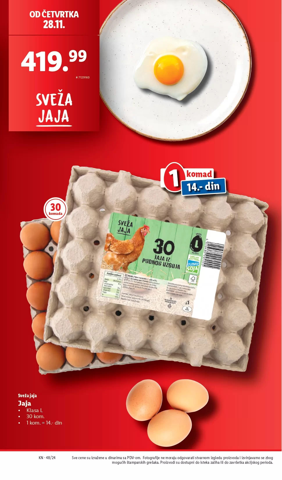 Lidl katalog PREHRANA 28.11-4.12.2024.