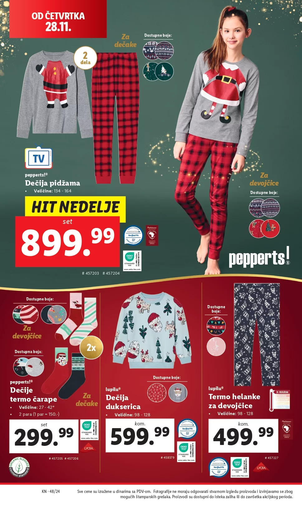 Lidl katalog NEPREHRANA 28.11-4.12.2024.