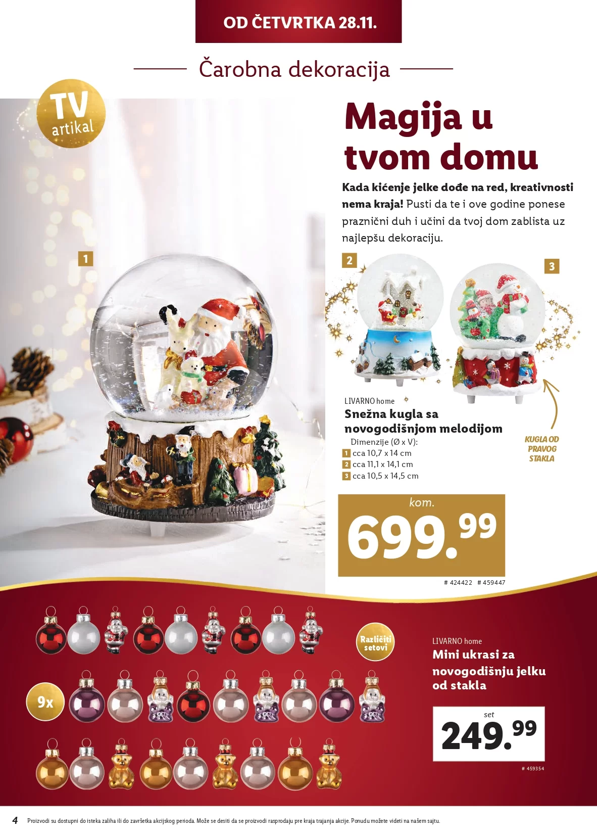 Lidl katalog NOVOGODIŠNJA MAGIJA 28.11.2024. do isteka zaliha