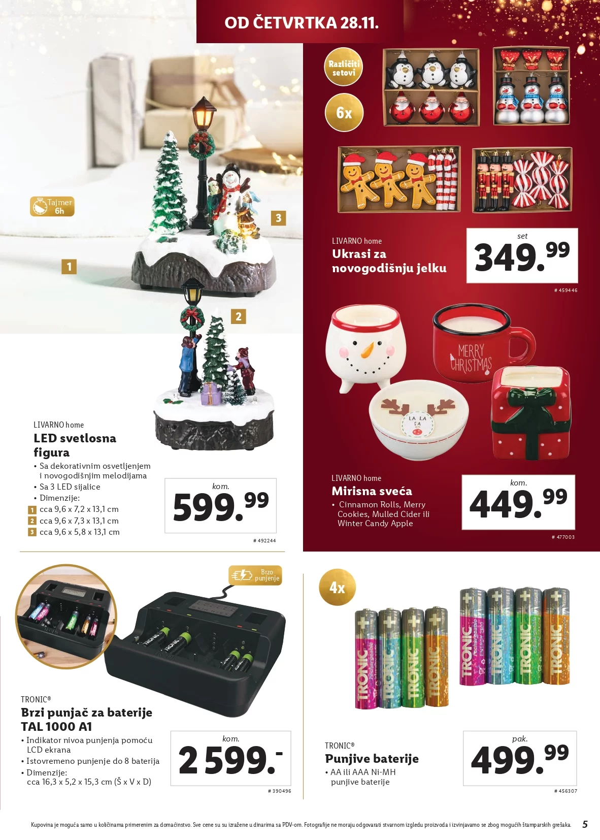 Lidl katalog NOVOGODIŠNJA MAGIJA 28.11.2024. do isteka zaliha