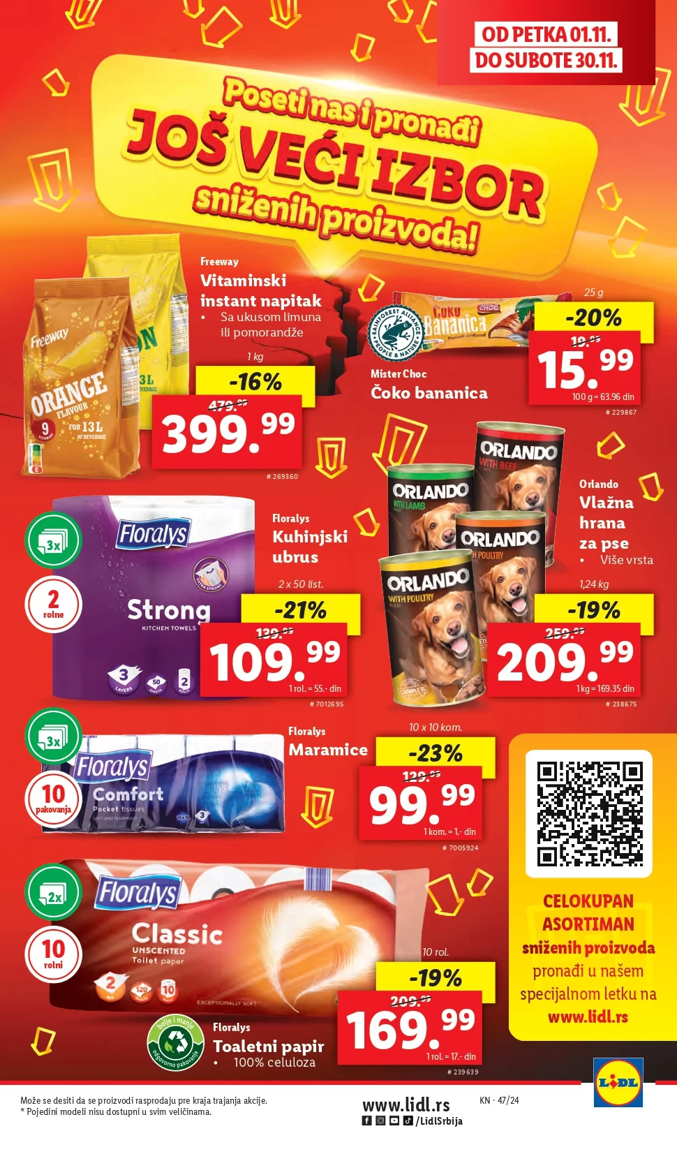 Lidl katalog PREHRANA 21-27.11.2024.