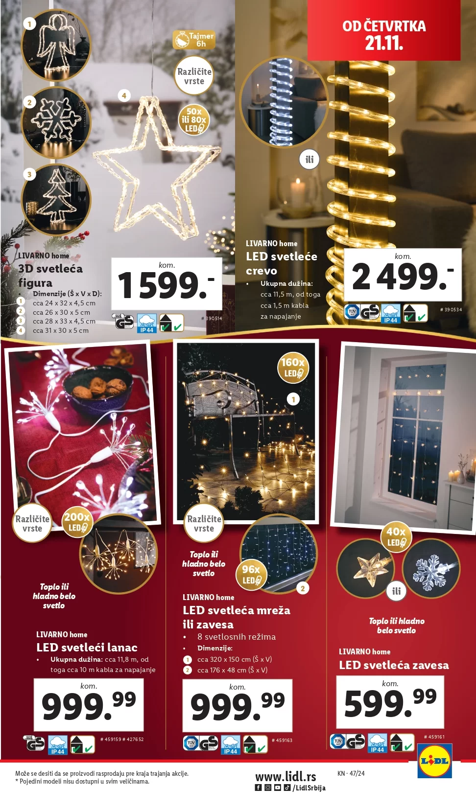 Lidl katalog NEPREHRANA 21-27.11.2024.