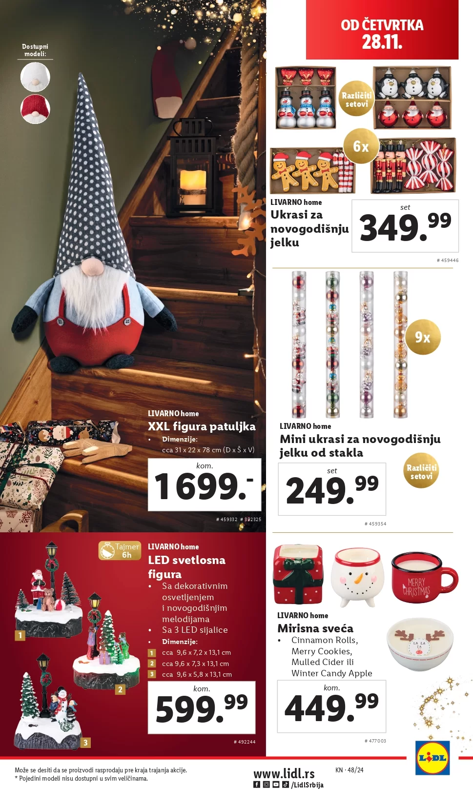 Lidl katalog NEPREHRANA 28.11-4.12.2024.