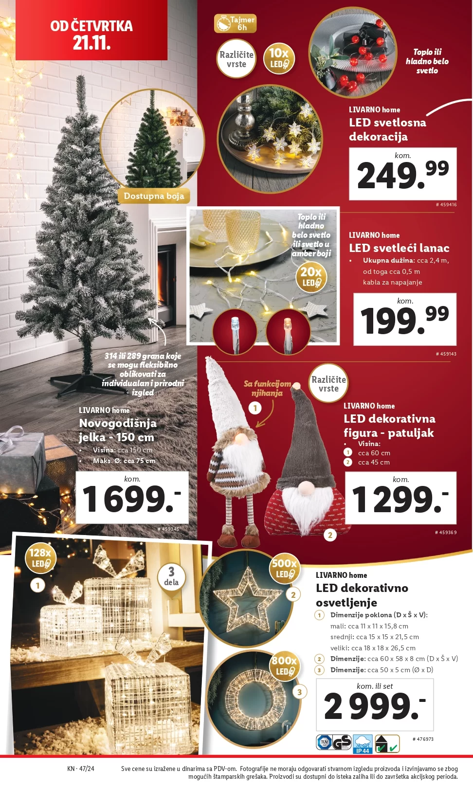Lidl katalog NEPREHRANA 21-27.11.2024.
