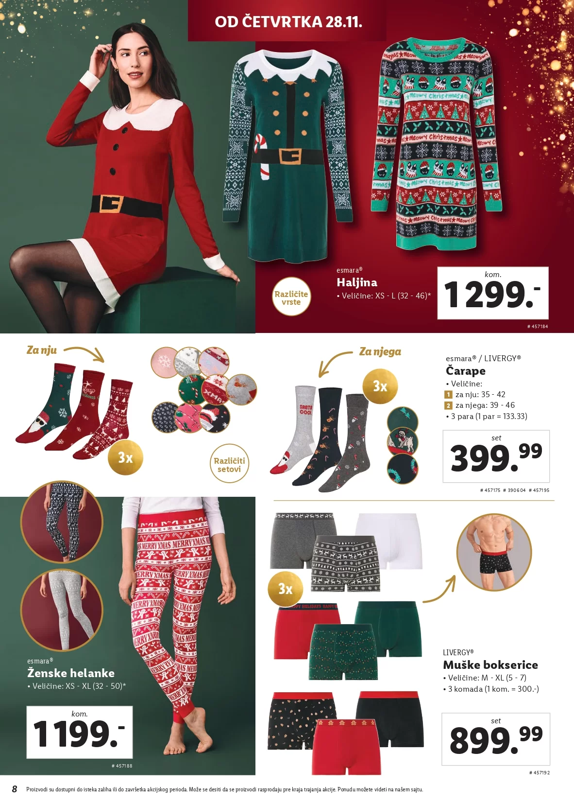 Lidl katalog NOVOGODIŠNJA MAGIJA 28.11.2024. do isteka zaliha