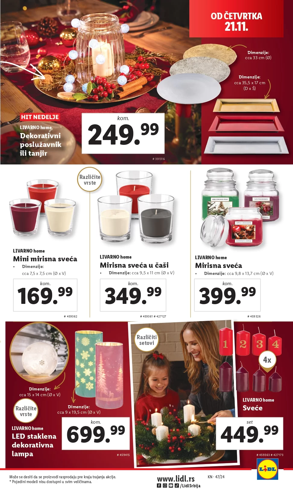 Lidl katalog NEPREHRANA 21-27.11.2024.