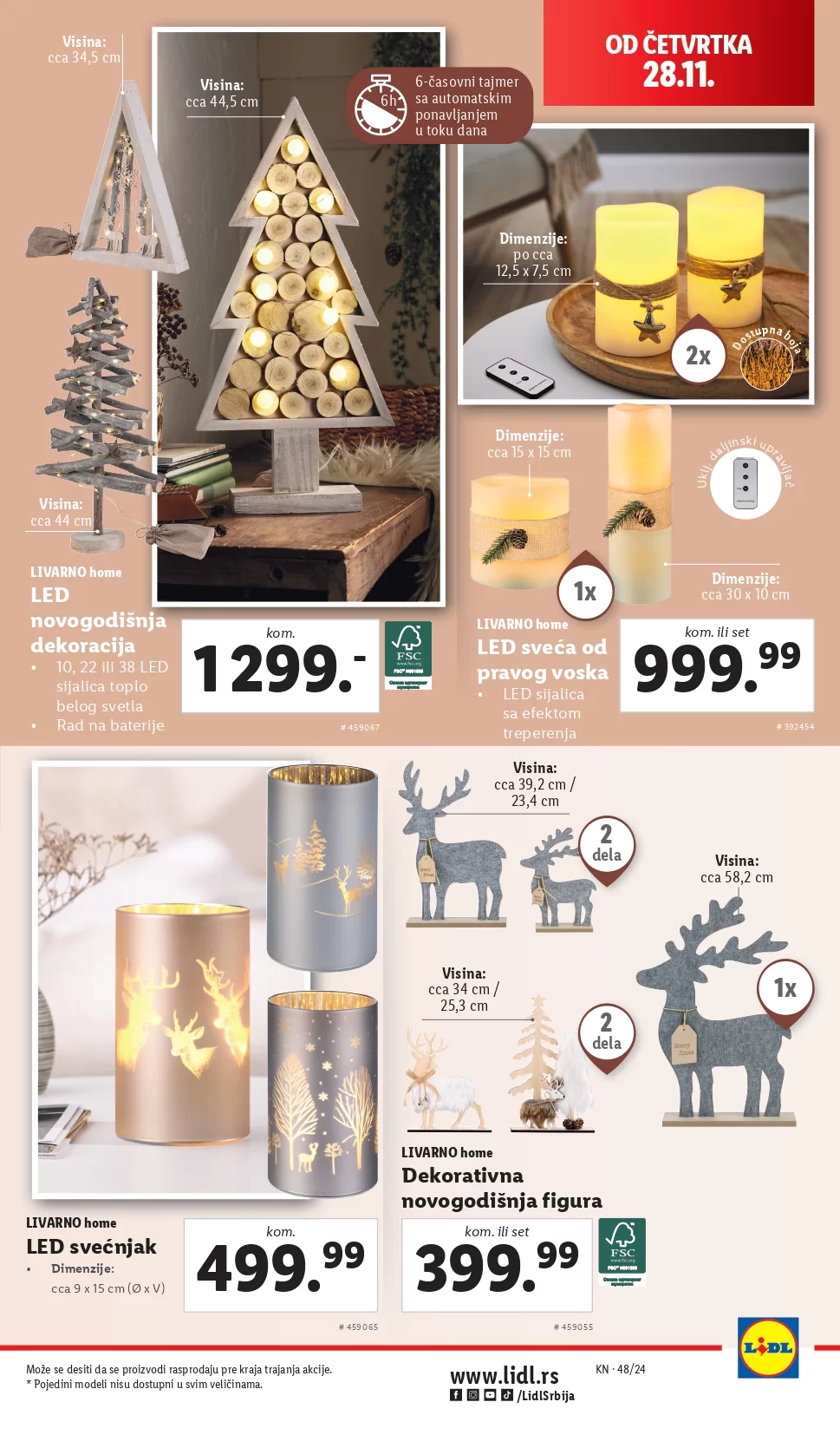 Lidl katalog NEPREHRANA 28.11-4.12.2024.