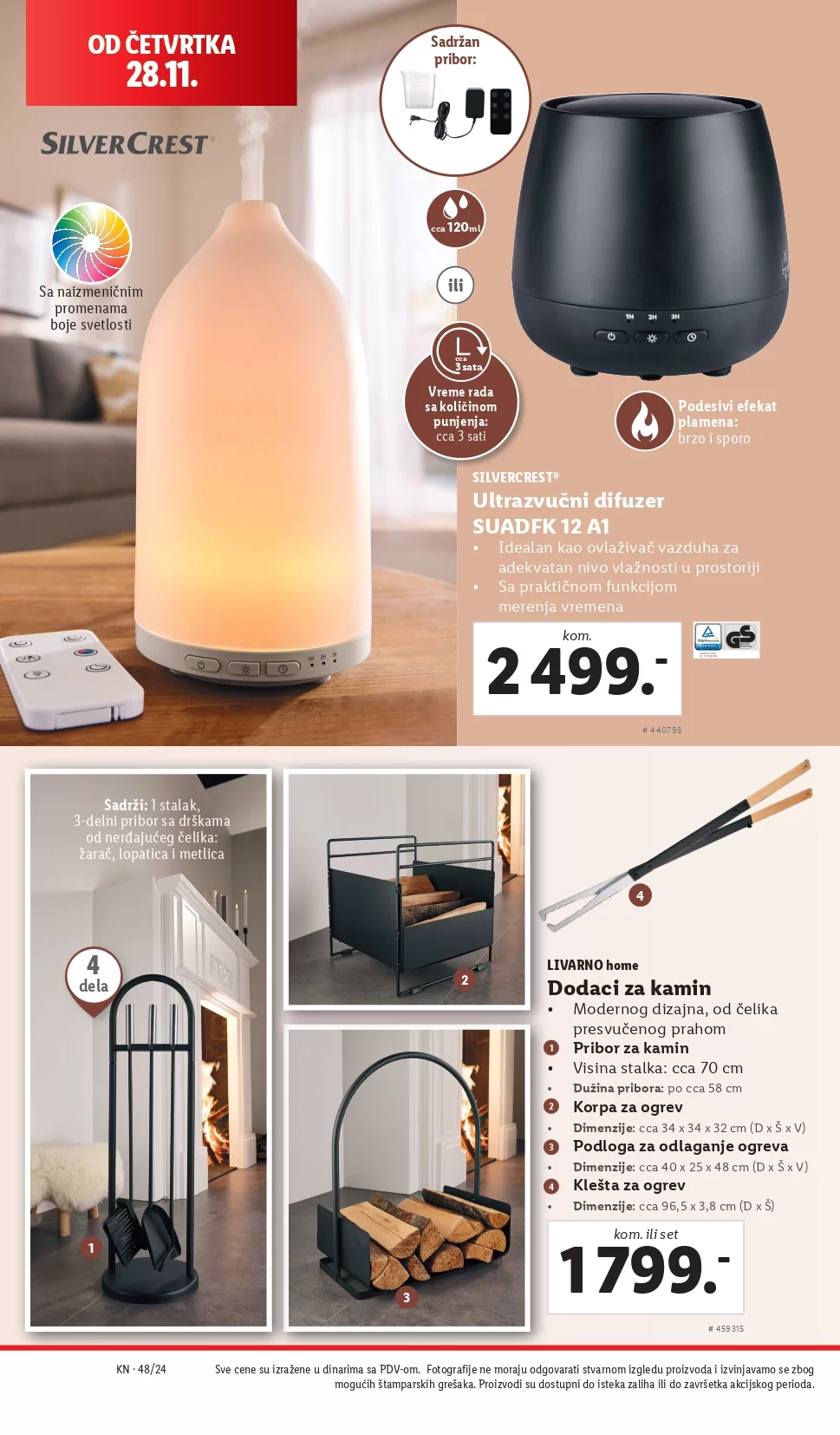 Lidl katalog NEPREHRANA 28.11-4.12.2024.