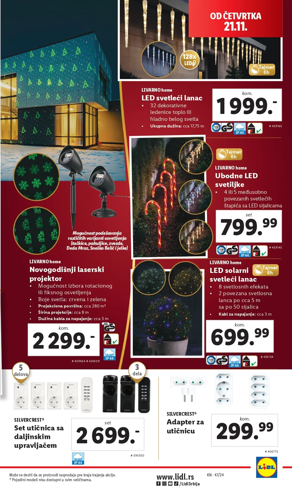 Lidl katalog NEPREHRANA 21-27.11.2024.
