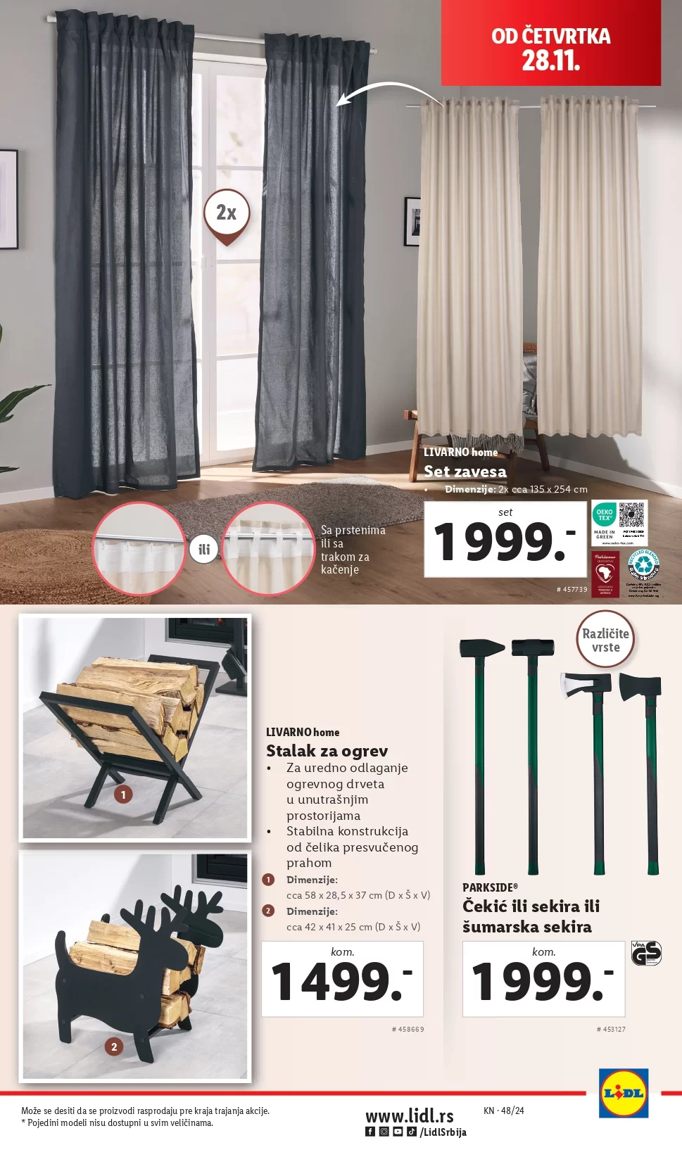 Lidl katalog NEPREHRANA 28.11-4.12.2024.