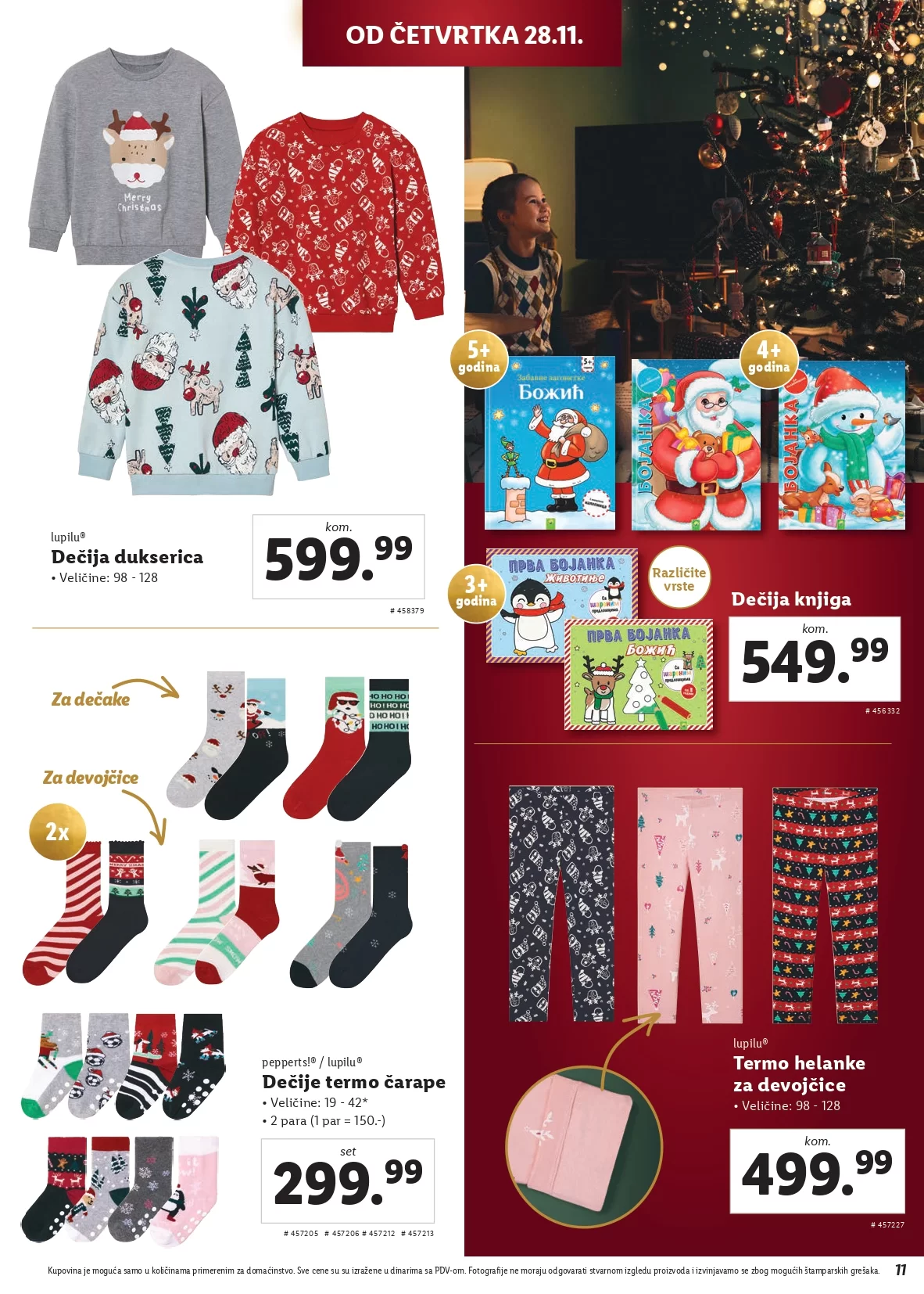 Lidl katalog NOVOGODIŠNJA MAGIJA 28.11.2024. do isteka zaliha