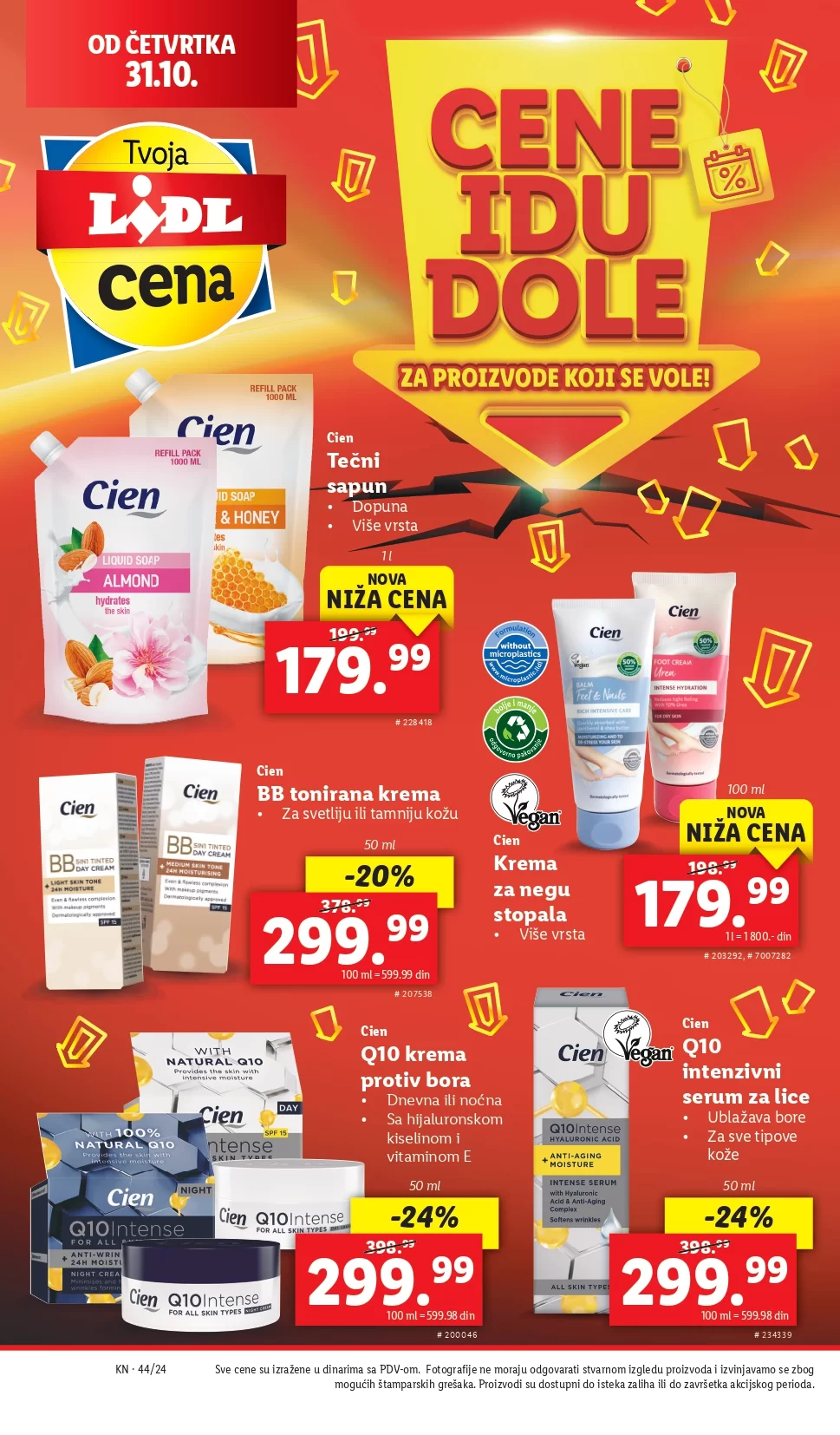 Lidl katalog CENE IDU DOLE 1-30.11.2024.