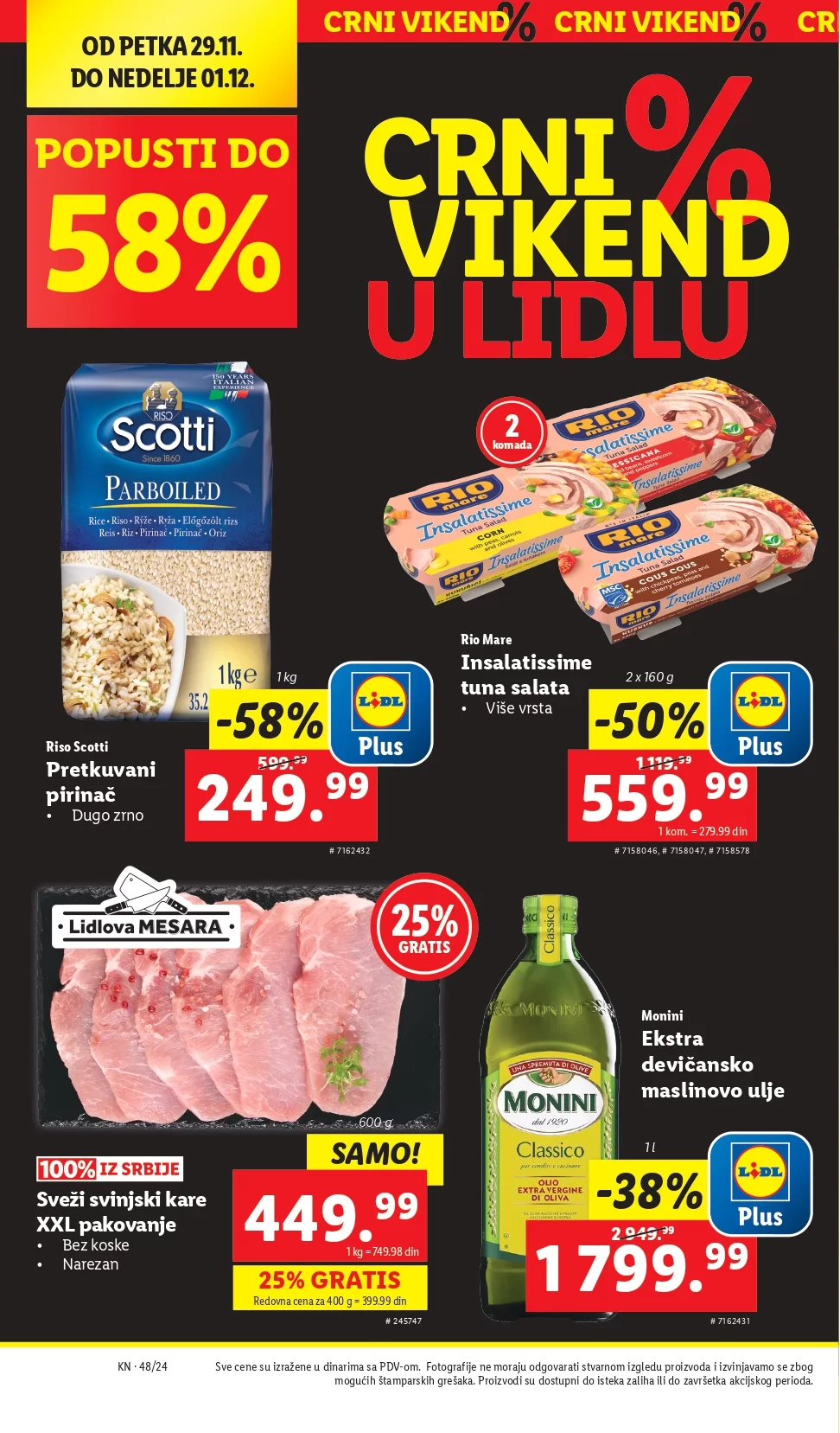 Lidl katalog NEPREHRANA 28.11-4.12.2024.